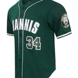 Pro Standard Giannis Antetokounmpo Milwaukee Bucks Baseball Mesh Jersey-angled front