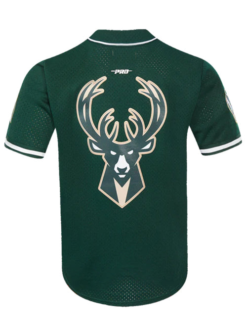 Pro Standard Giannis Antetokounmpo Milwaukee Bucks Baseball Mesh Jersey-back