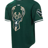 Pro Standard Giannis Antetokounmpo Milwaukee Bucks Baseball Mesh Jersey-angled back
