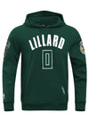 Pro Standard Damian Lillard Milwaukee Bucks Hooded Sweatshirt-front