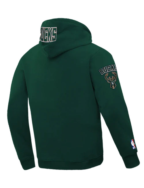 Pro Standard Damian Lillard Milwaukee Bucks Hooded Sweatshirt-angled back