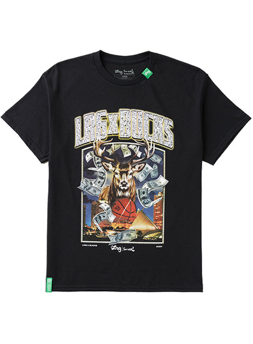 Bucks In Six x LRG Dreaming Milwaukee Bucks T-Shirt-front 