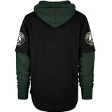 '47 Brand Shortstop Black Milwaukee Bucks Hooded Sweatshirt-back