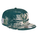 New Era 2024-25 Tip Off 9Fifty Milwaukee Bucks Snapback Hat-angled right