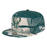 New Era 2024-25 Tip Off 9Fifty Milwaukee Bucks Snapback Hat-angled left