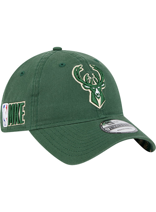 New Era 9Twenty Tip Off 2024 Milwaukee Bucks Adjustable Hat-angled right 