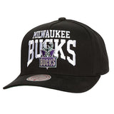 Mitchell & Ness Pro Home Team Milwaukee Bucks Snapback Hat-front