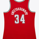 Mitchell & Ness HWC '14 Giannis Antetokounmpo Milwaukee Bucks Swingman Jersey-back