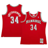 Mitchell & Ness HWC '14 Giannis Antetokounmpo Milwaukee Bucks Swingman Jersey-collage