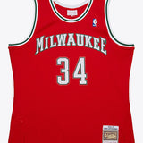 Mitchell & Ness HWC '14 Giannis Antetokounmpo Milwaukee Bucks Swingman Jersey-front