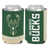 Wincraft Icon Wordmark 12oz Milwaukee Bucks Can Koozie