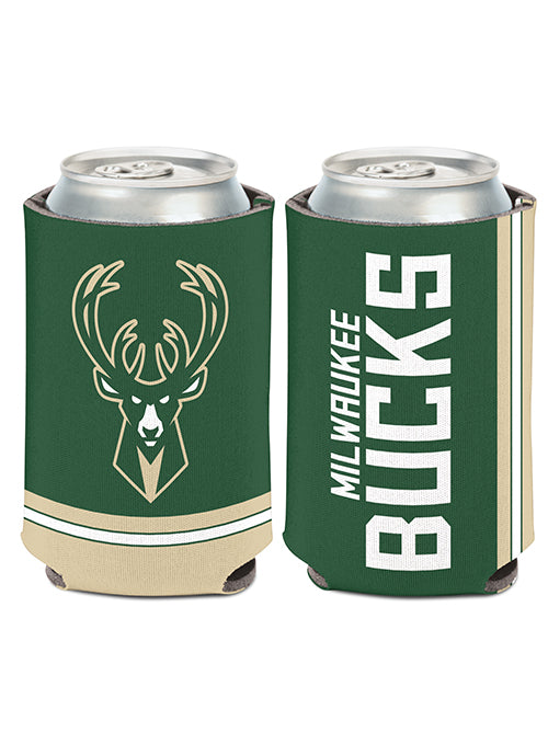 Wincraft Icon Wordmark 12oz Milwaukee Bucks Can Koozie