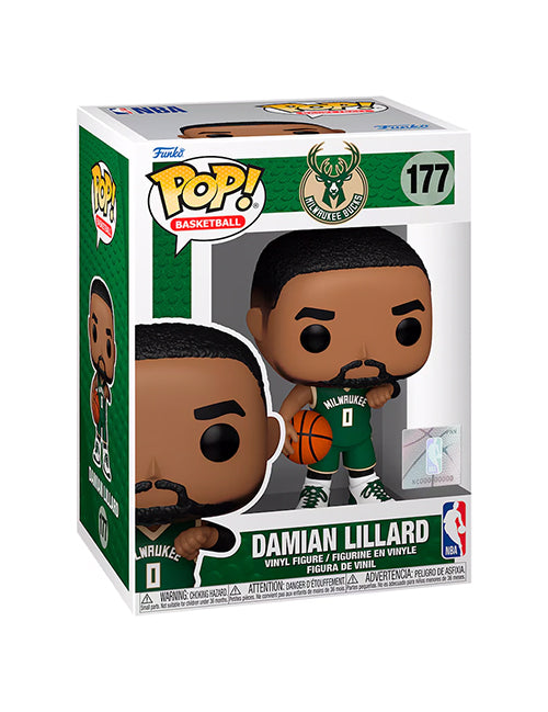 Funko Pop! Damian Lillard Milwaukee Bucks Figure-front