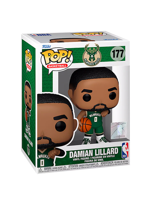 Funko Pop! Damian Lillard Milwaukee Bucks Figure-front