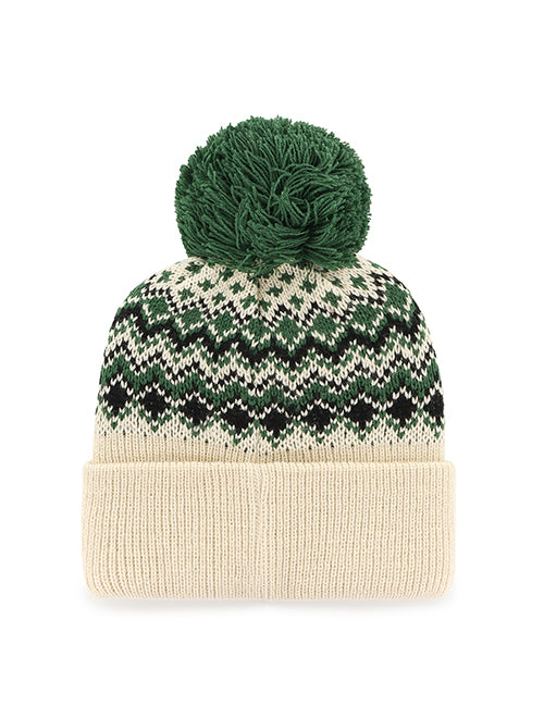 Women's '47 Brand Milwaukee Bucks Elsa Pom Cuff Knit Hat-back