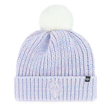 Youth '47 Brand Sweet Mallow Milwaukee Bucks Pom Cuff Knit Hat-front