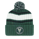 '47 Brand Plateau Milwaukee Bucks Pom Cuff Knit Hat-front