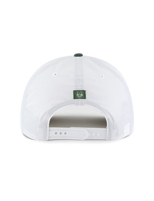 '47 Brand Hitch Lineman White Milwaukee Bucks Adjustable Hat-back