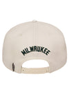 Pro Standard Retro Classic Milwaukee Bucks Snapback Hat-back