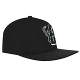 Pro Standard Mash Up Wool Milwaukee Bucks Snapback Hat-angled right 