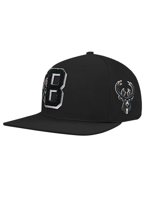 Pro Standard Mash Up Wool Milwaukee Bucks Snapback Hat-angled left 