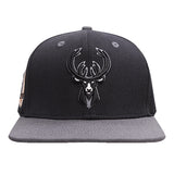 Pro Standard 2-Tone Cotton Milwaukee Bucks Snapback Hat-front 