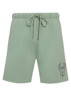 Pro Standard Neutral Moss Milwaukee Bucks Shorts