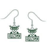 Pro Specialities Group Milwaukee Bucks Bango Hook Earrings