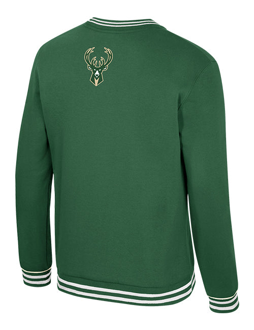 Stadium Essentials Half-Time Milwaukee Bucks Crewneck Sweatshirt-back