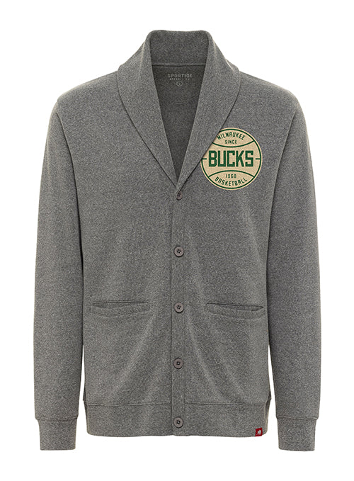 Sportiqe Henshaw Milwaukee Bucks Cardigan Sweater-front