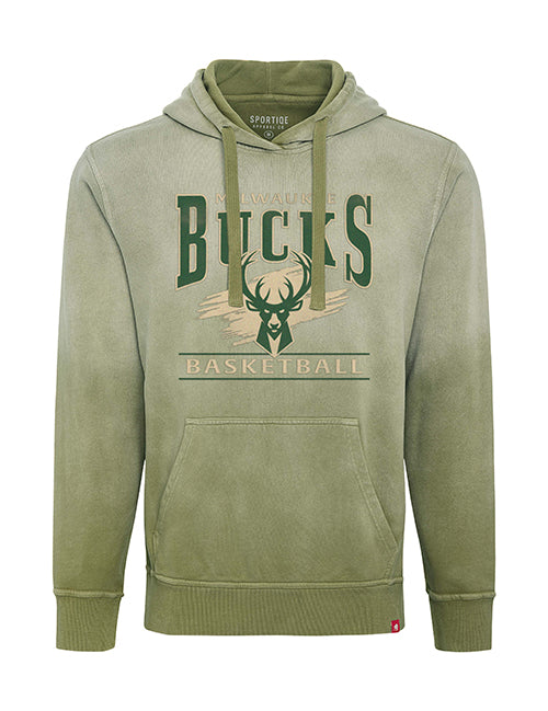 Sportiqe Blake Logo Milwaukee Bucks Hooded Sweatshirt