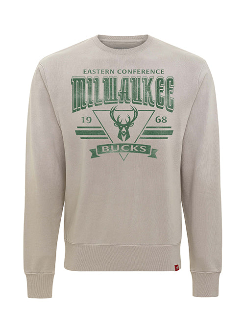 Sportiqe Biltmore Eastern Conference Milwaukee Bucks Crewneck Sweatshirt