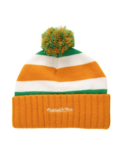 Mitchell & Ness HWC '68 Snow Day Milwaukee Bucks Knit Hat-BACK