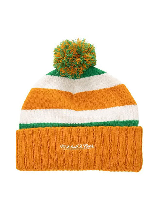 Mitchell & Ness HWC '68 Snow Day Milwaukee Bucks Knit Hat-BACK