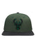 Pro Standard Fright Green Milwaukee Bucks 2-Tone Snapback Hat-front