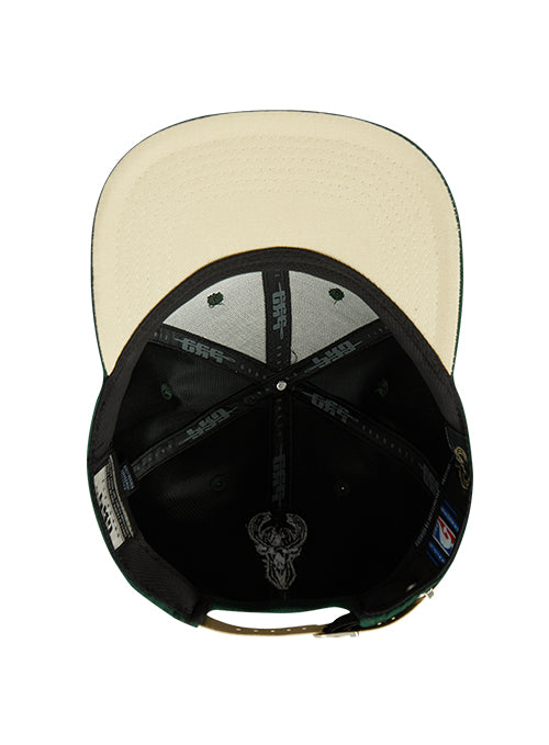 Pro Standard Typetallic Milwaukee Bucks Strapback Hat-UV