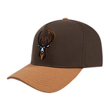 Pro Standard Harvest Milwaukee Bucks 2 Tone Pinch Adjustable Hat-angled left 