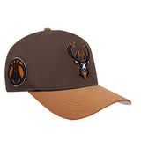 Pro Standard Harvest Milwaukee Bucks 2 Tone Pinch Adjustable Hat-angled right 