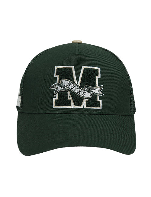 Pro Standard Pennants Milwaukee Bucks Pinch Adjustable Hat-front