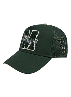 Pro Standard Pennants Milwaukee Bucks Pinch Adjustable Hat-angled left
