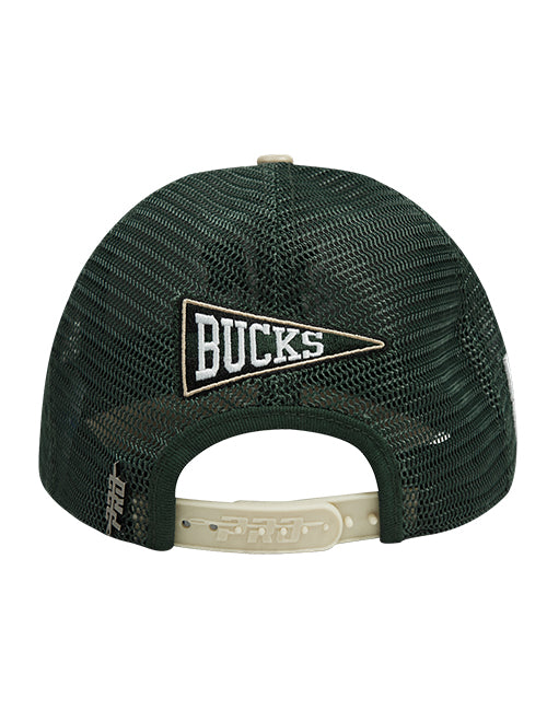 Pro Standard Pennants Milwaukee Bucks Pinch Adjustable Hat-back