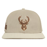 Pro Standard Gramercy Milwaukee Bucks 2-Tone Snapback Hat-front