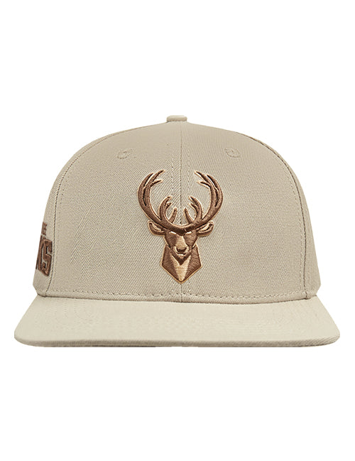 Pro Standard Gramercy Milwaukee Bucks 2-Tone Snapback Hat-front