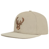 Pro Standard Gramercy Milwaukee Bucks 2-Tone Snapback Hat-angled left