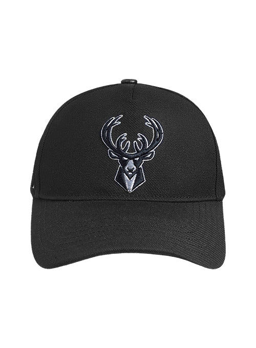 Pro Standard Metallic Milwaukee Bucks Pinch Adjustable Hat-front