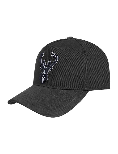 Pro Standard Metallic Milwaukee Bucks Pinch Adjustable Hat-angled left