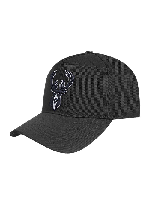 Pro Standard Metallic Milwaukee Bucks Pinch Adjustable Hat-angled left