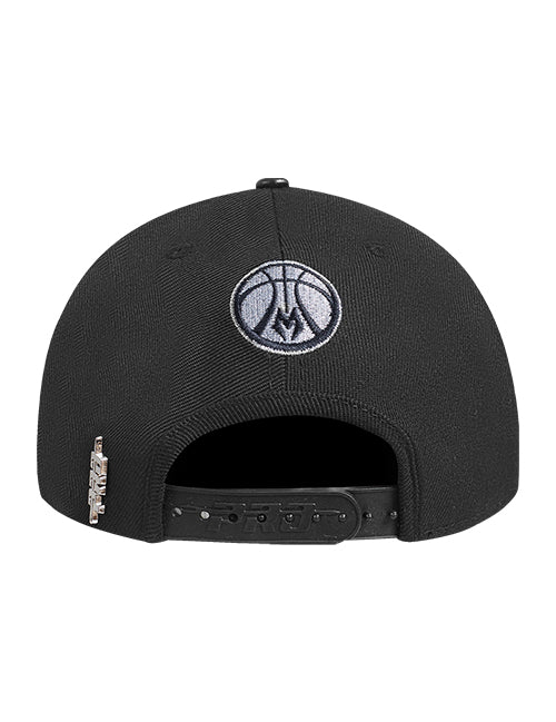 Pro Standard Metallic Milwaukee Bucks Pinch Adjustable Hat-back