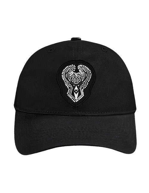 Women's Pro Standard Pearls Milwaukee Bucks Adjustable Hat-front 