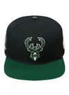 Pro Standard Retro Classic Milwaukee Bucks Snapback Hat-front